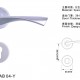 太空鋁分體鎖門鎖